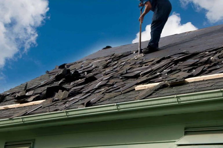 Wind Damage Roof